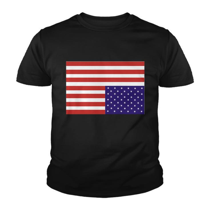 Upside Down American Flag In Distress Youth T-shirt