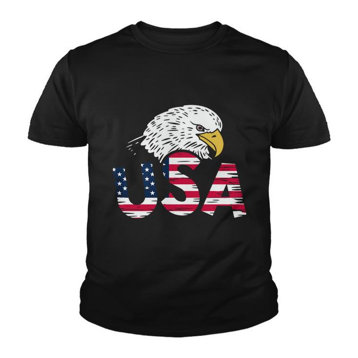 Usa American Flag Eagle For Patriotic Gift Youth T-shirt