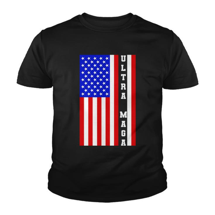 Usa Flag United States Of America Ultra Maga Trump  Youth T-shirt