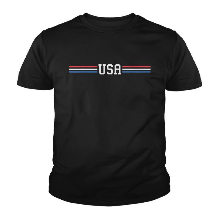 Usa Shirt Women Men Kids Cute Patriotic American 4Th Of July Youth T-shirt