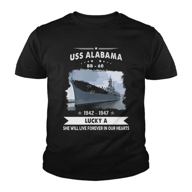 Uss Alabama Bb  Youth T-shirt