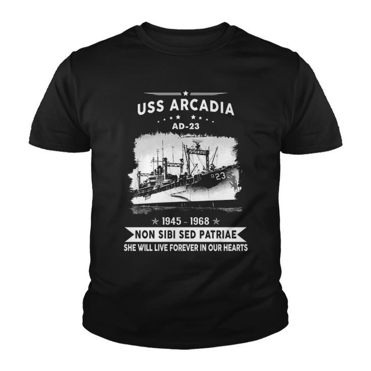 Uss Arcadia Ad  Youth T-shirt