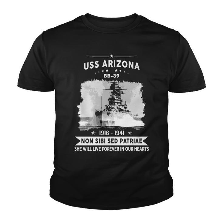 Uss Arizona Bb  Youth T-shirt