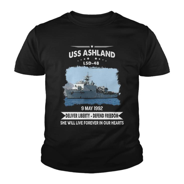 Uss Ashland Lsd  Youth T-shirt