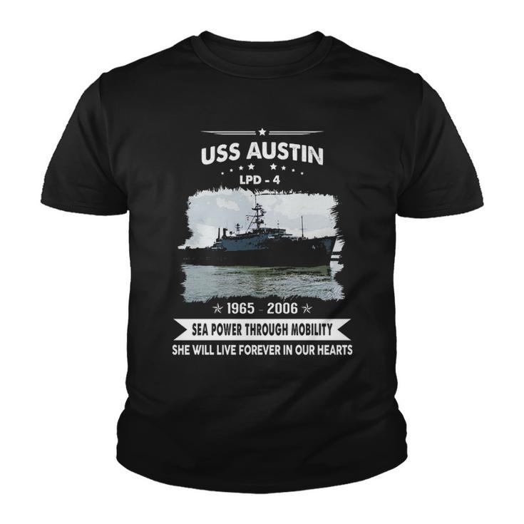 Uss Austin Lpd  Youth T-shirt