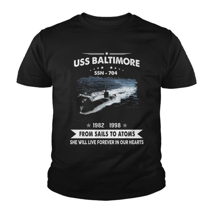 Uss Baltimore Ssn  Youth T-shirt