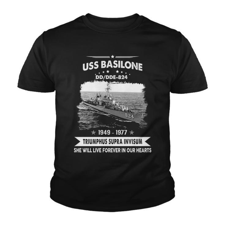 Uss Basilone Dd 824 Dde  Youth T-shirt