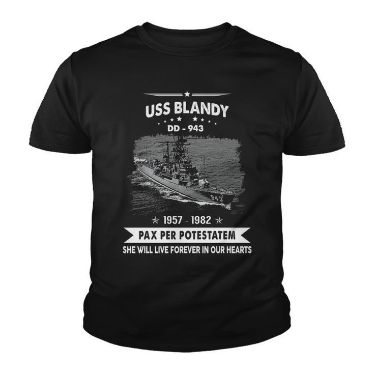 Uss Blandy Dd  V2 Youth T-shirt