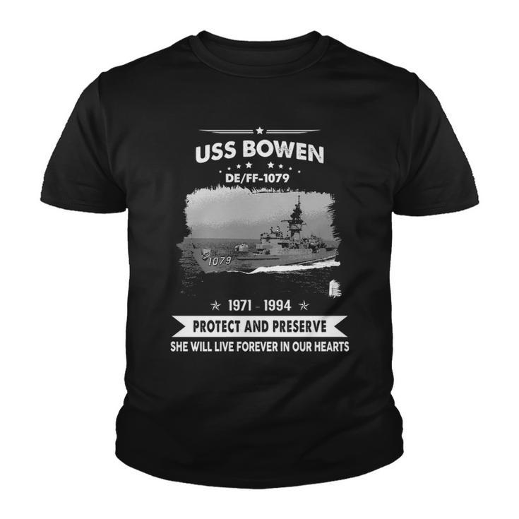 Uss Bowen  Ff 1079 De  Youth T-shirt