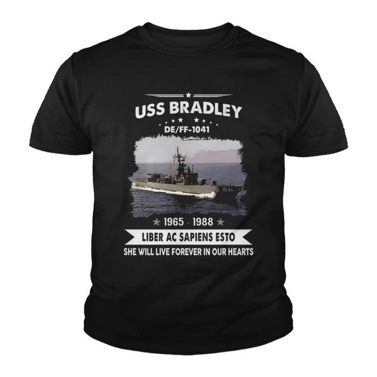 Uss Bradley Ff 1041  De  V2 Youth T-shirt