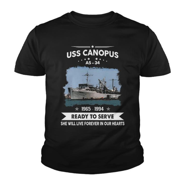 Uss Canopus As  Youth T-shirt