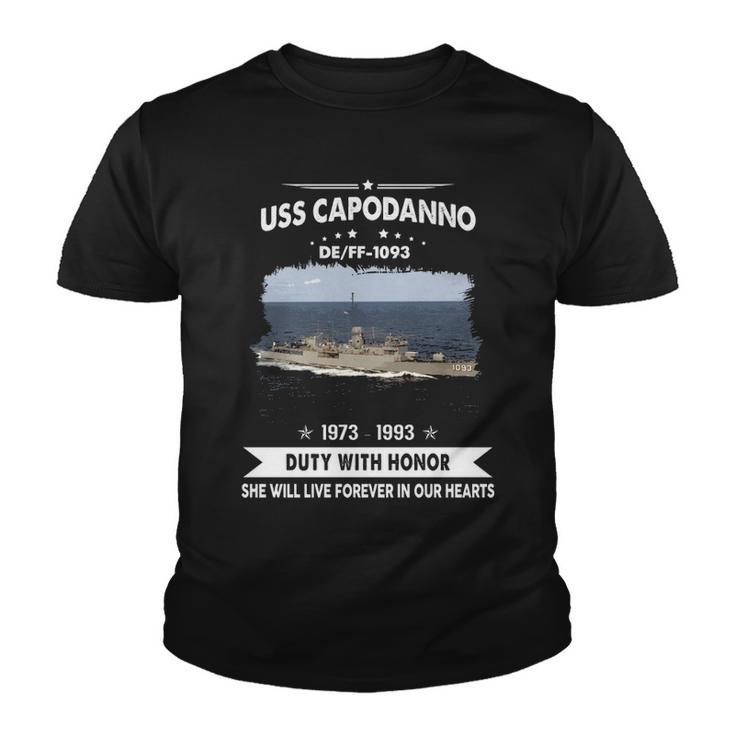 Uss Capodanno Ff 1093 De  Youth T-shirt