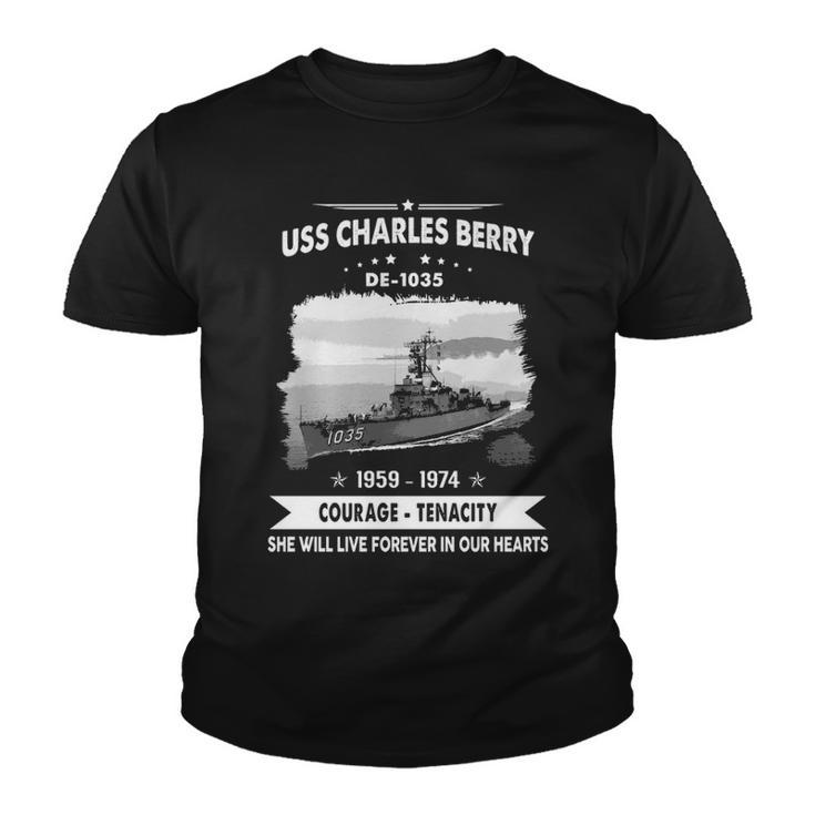 Uss Charles Berry De  Youth T-shirt