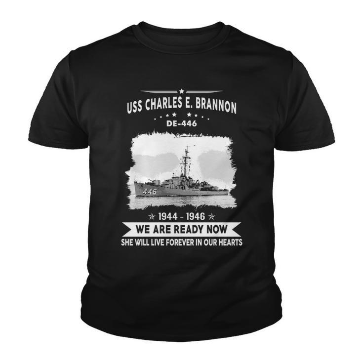 Uss Charles E Brannon De  Youth T-shirt