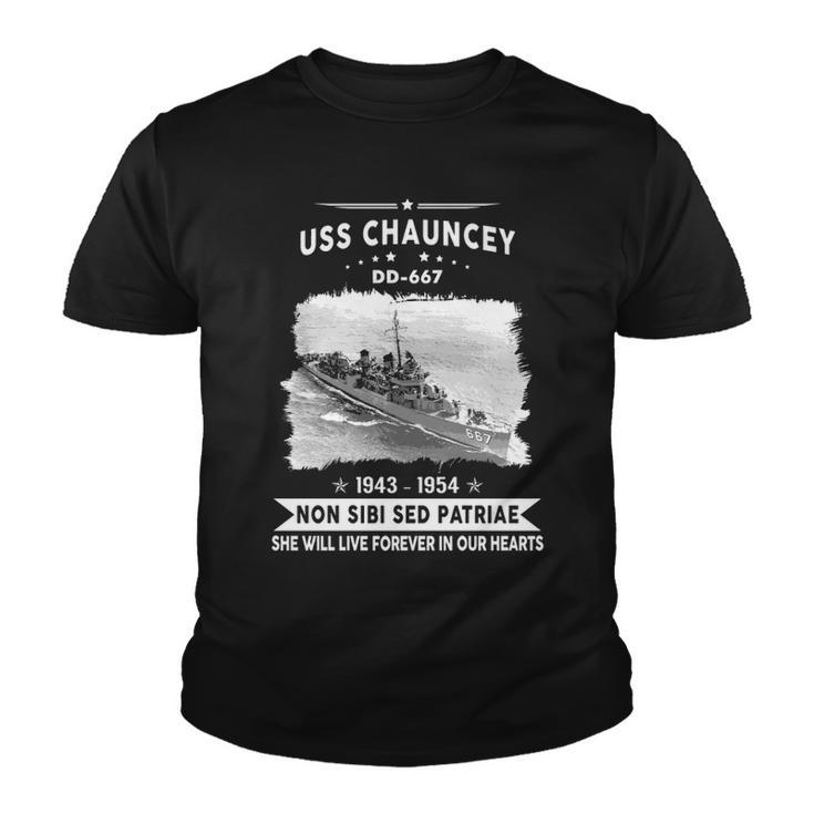 Uss Chauncey Dd  Youth T-shirt