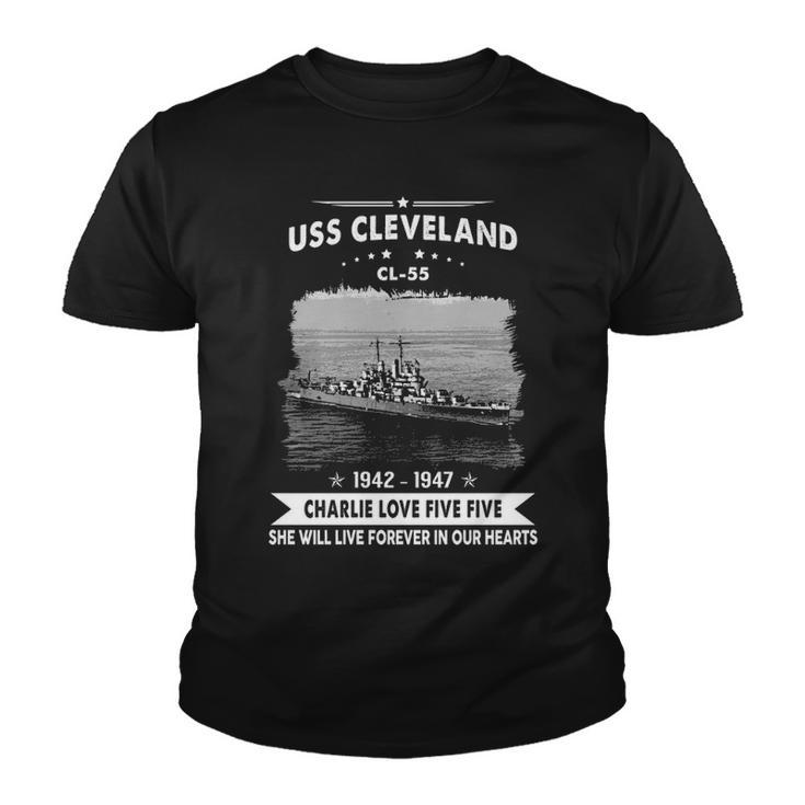 Uss Cleveland Cl  Youth T-shirt