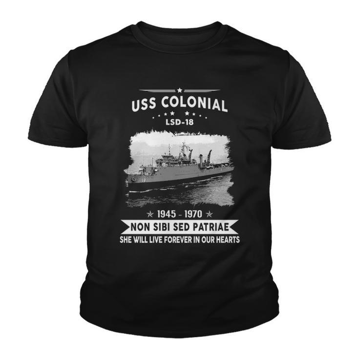 Uss Colonial Lsd  Youth T-shirt
