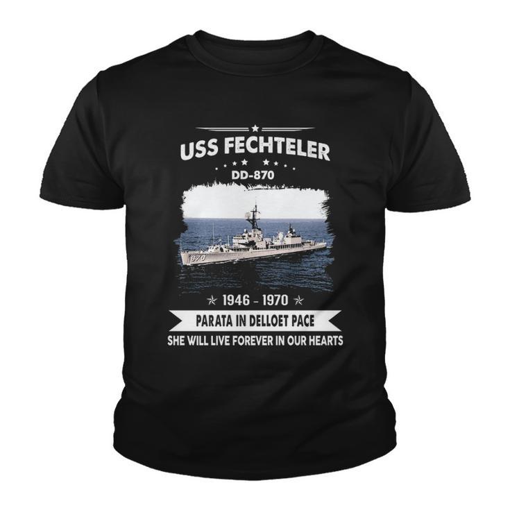 Uss Fechteler Dd Youth T-shirt