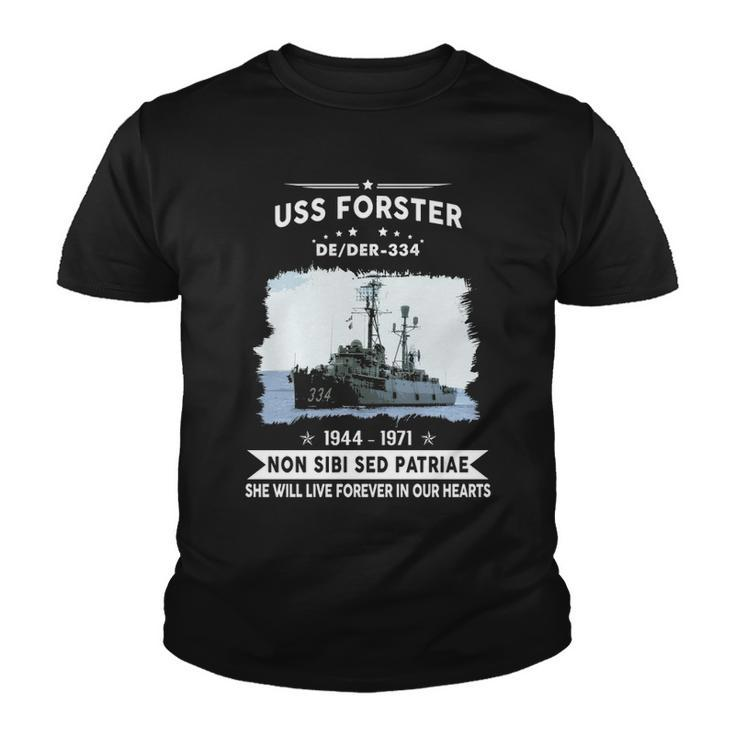 Uss Forster De 334 Der Youth T-shirt