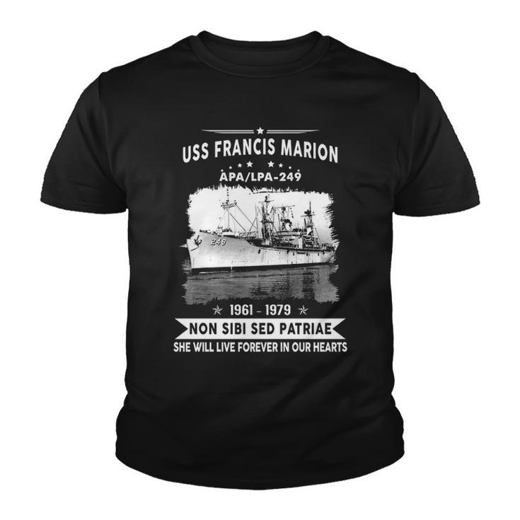 Uss Francis Marion Lpa 249 Apa  Youth T-shirt