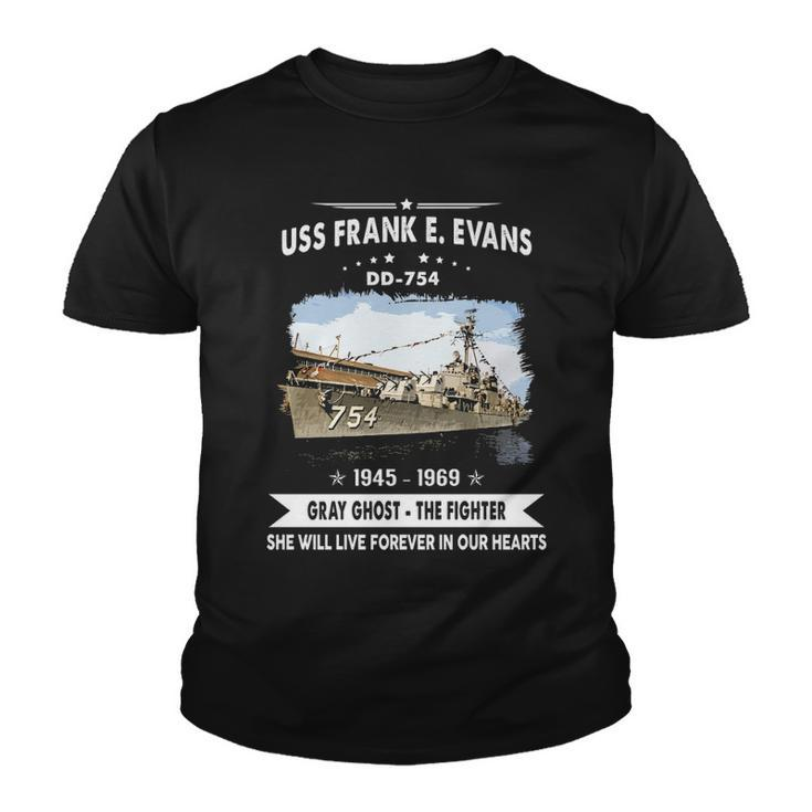 Uss Frank E Evans Dd  Youth T-shirt