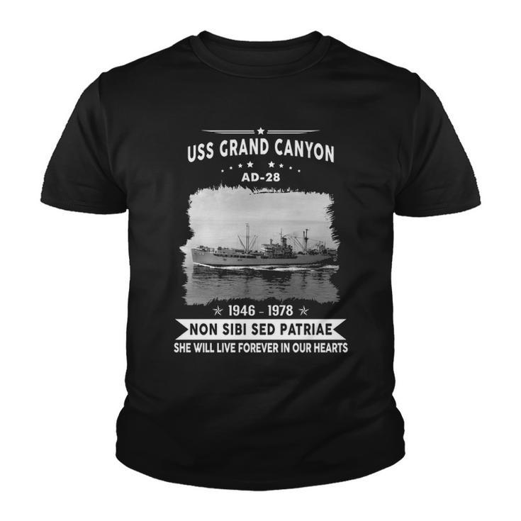 Uss Grand Canyon Ad  Youth T-shirt