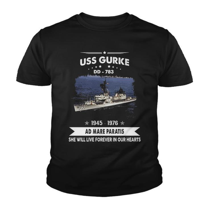 Uss Gurke Dd  V2 Youth T-shirt