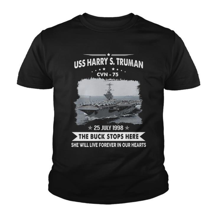 Uss Harry S Truman Cvn  V2 Youth T-shirt