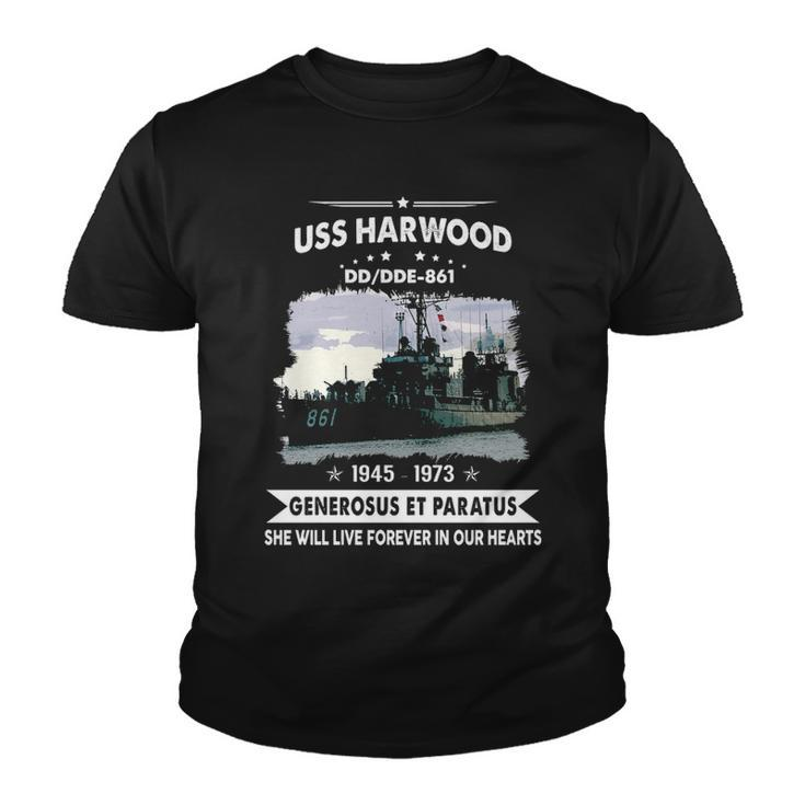 Uss Harwood Dd  Youth T-shirt