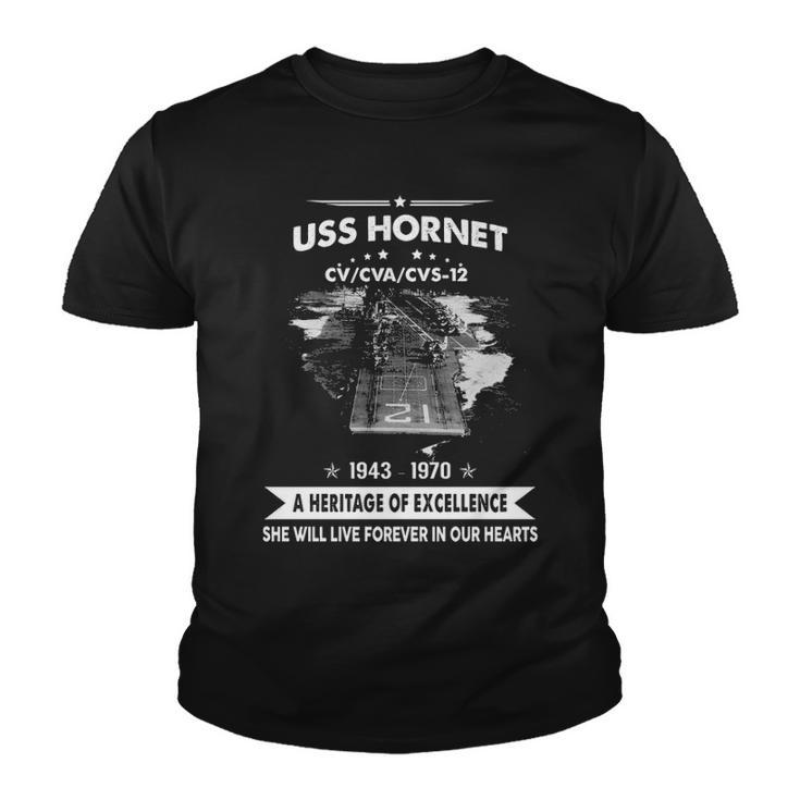 Uss Hornet Cv  V4 Youth T-shirt