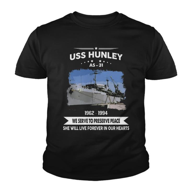 Uss Hunley As  Youth T-shirt