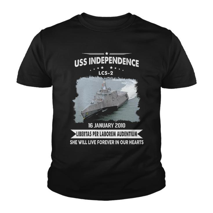 Uss Independence Lcs  Youth T-shirt