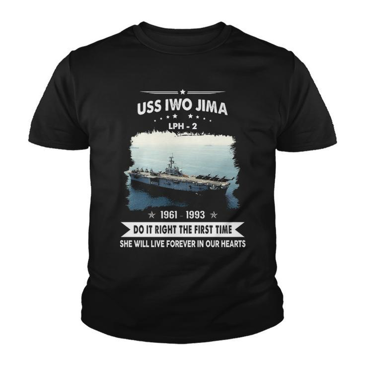 Uss Iwo Jima Lph  V2 Youth T-shirt