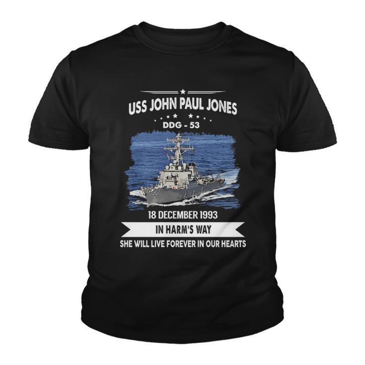 Uss John Paul Jones  Ddg  V2 Youth T-shirt