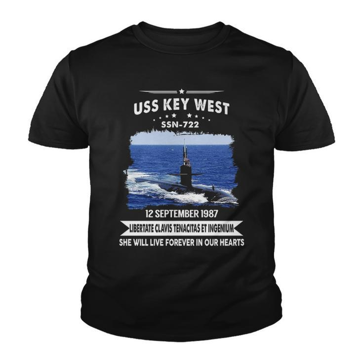 Uss Key West Ssn  V2 Youth T-shirt