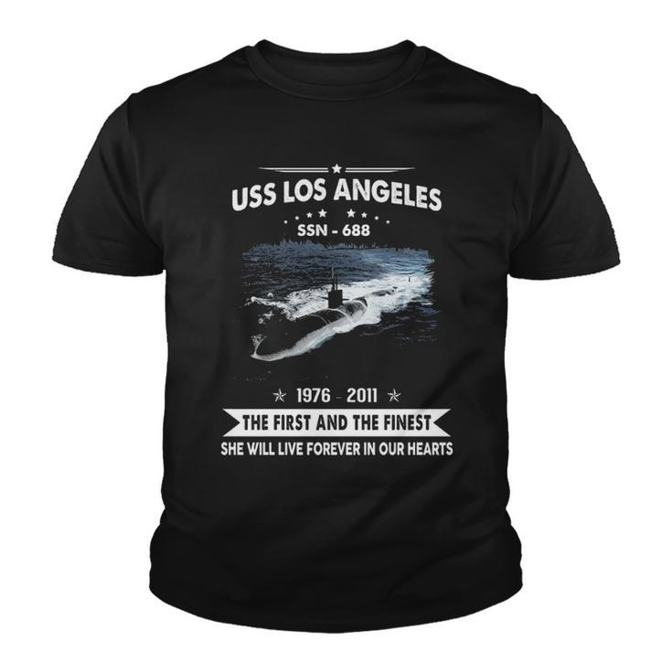 Uss Los Angeles Ssn  Youth T-shirt