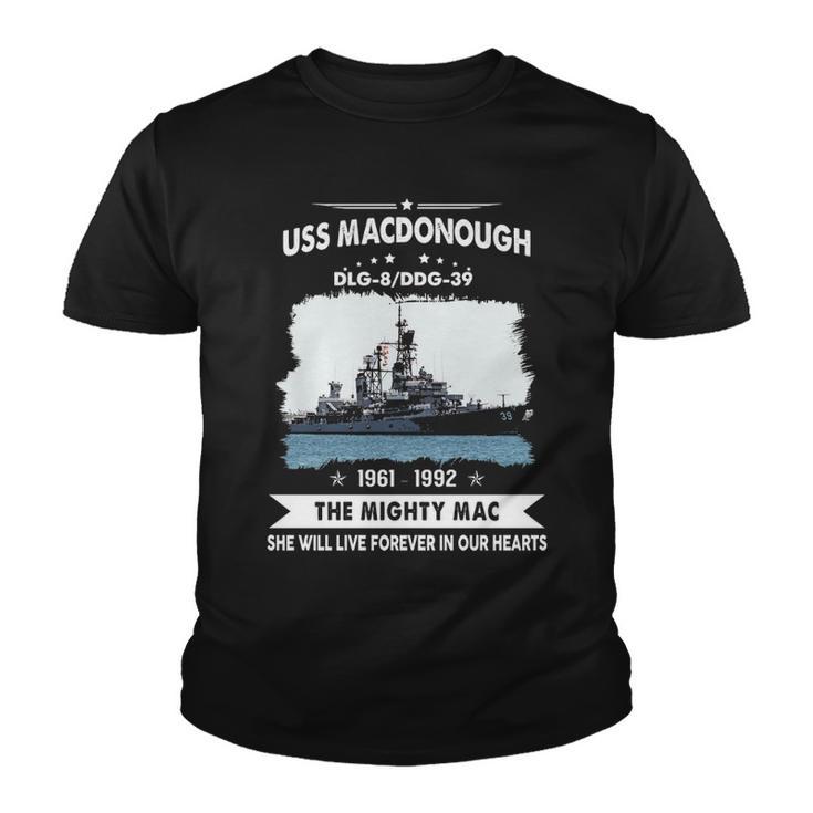 Uss Macdonough Dlg 8 Ddg  Youth T-shirt