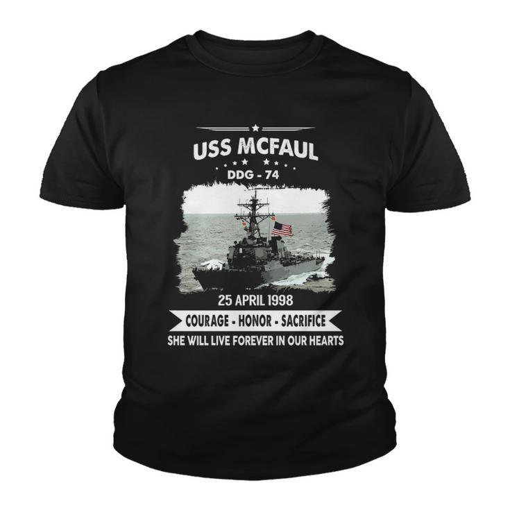 Uss Mcfaul Ddg V2 Youth T-shirt