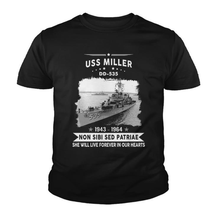 Uss Miller Dd  Youth T-shirt
