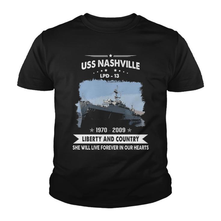 Uss Nashville Lpd  Youth T-shirt