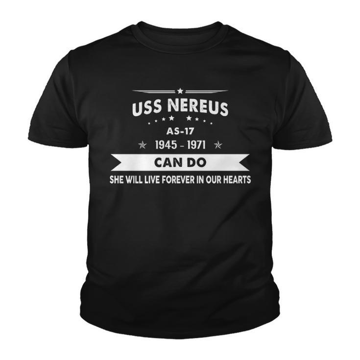 Uss Nereus As  V2 Youth T-shirt