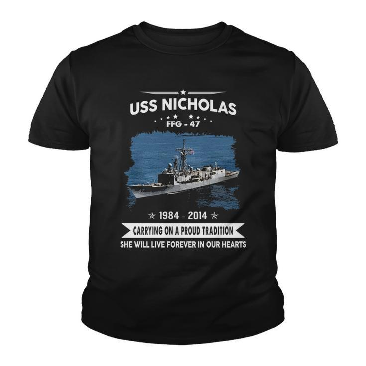 Uss Nicholas Ffg  Youth T-shirt