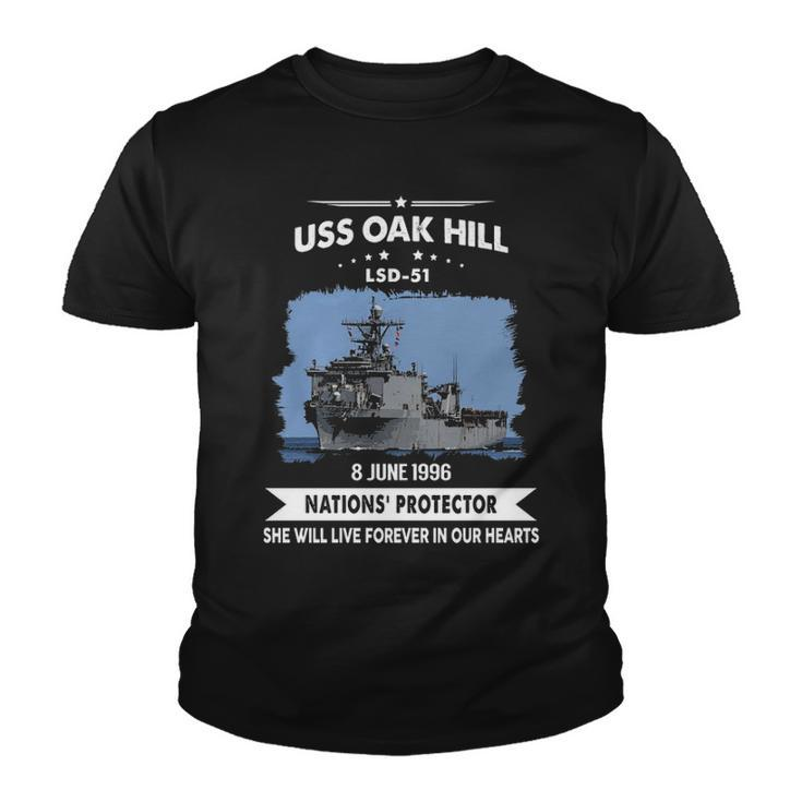 Uss Oak Hill Lsd  Youth T-shirt