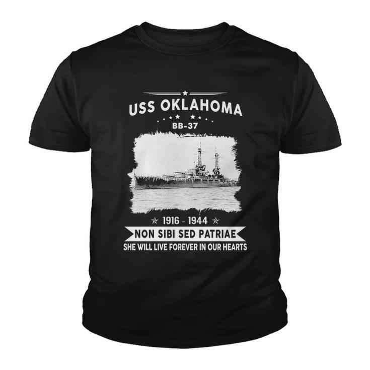Uss Oklahoma Bb  Youth T-shirt
