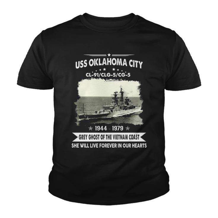 Uss Oklahoma City Clg 5 Cl  Youth T-shirt