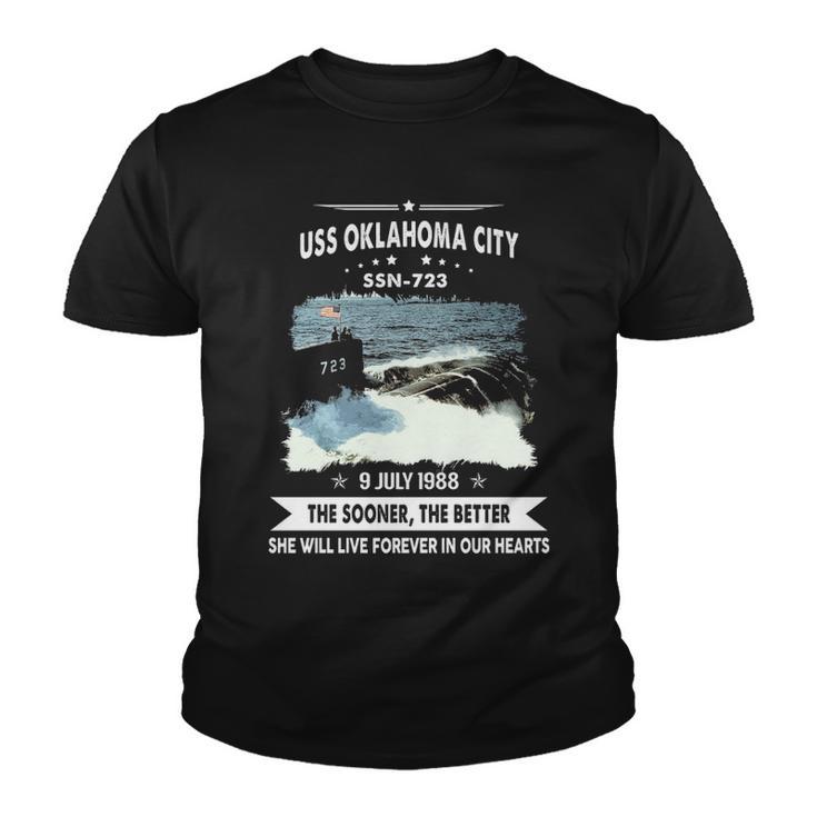 Uss Oklahoma City Ssn  Youth T-shirt