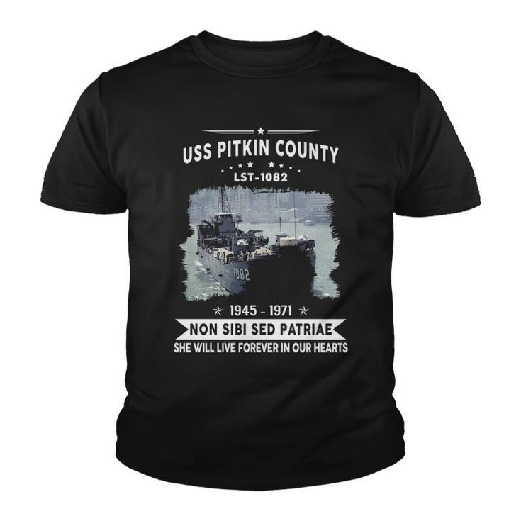 Uss Pitkin County Lst  Youth T-shirt