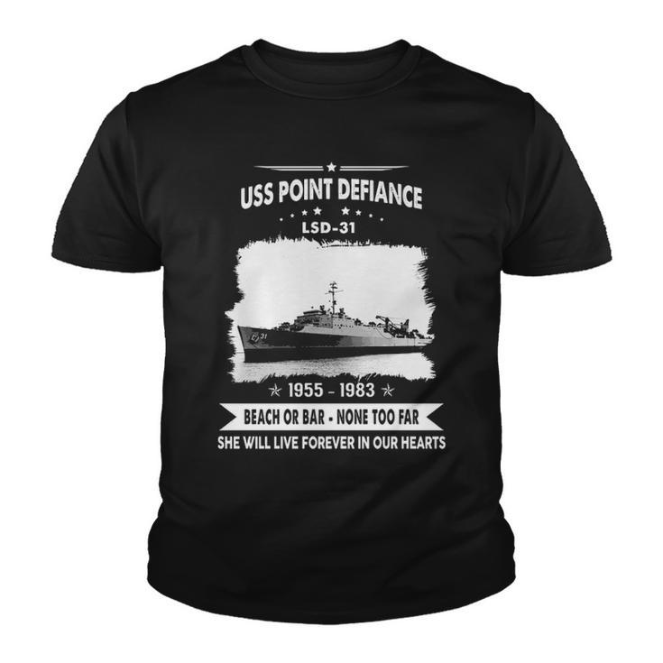 Uss Point Defiance Lsd  V2 Youth T-shirt