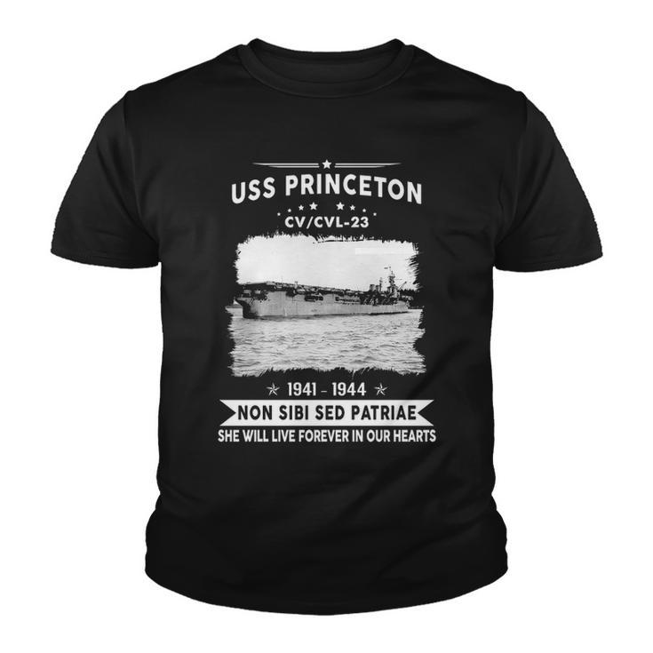 Uss Princeton Cvl 23 Cv  Youth T-shirt