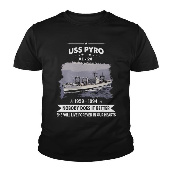 Uss Pyro Ae  V2 Youth T-shirt